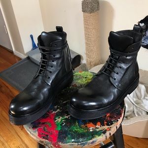 Marsell Zuccolona MW5191 Black Lace Up Boot